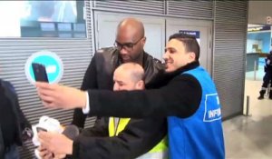 Le champion d'Europe Teddy Riner de retour en France