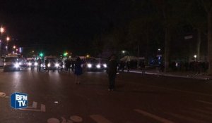 Jets de projectiles, voitures brûlées: 24 gardes à vue après la dispersion à Nuit debout