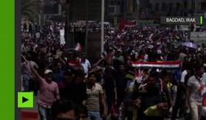 Irak : des milliers de manifestants envahissent le centre de Bagdad et le Parlement
