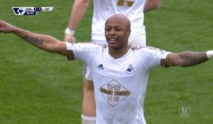 Swansea-Liverpool - Un doublé pour André Ayew