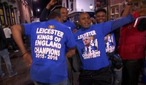 Premier League - La fête dans Leicester
