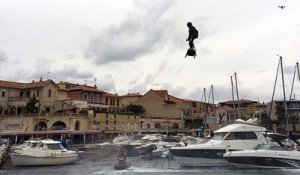 Record du monde avec un flyboard