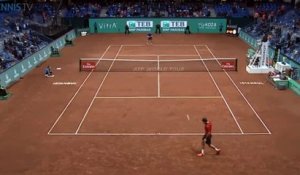 Dimitrov casse 3 raquettes de tennis lors d'une finale de tournoi à Istambul
