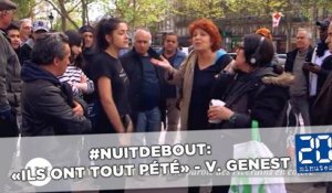 #NuitDebout: «Ils ont tout pété» accuse Véronique Genest