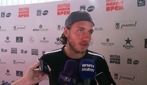 ATP - Mutua Madrid Open 2016 - Lucas Pouille était tendu contre Querrey