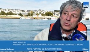 JOURNAL DE LA MER | Retour sur terre pour Marc Pointud
