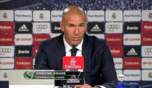 37e j. - Zidane : "Benzema n'a pas ressenti de douleurs"