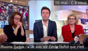 C à vous : exaspérée, Cécile Duflot s’agace et refuse de répondre à une question