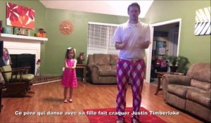 Un papa danse avec sa fille sur du Justin Timberlake et c'est trop mignon. Grand moment de bonheur