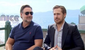 Ryan Gosling et Russel Crowe font les pitres à Cannes