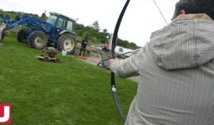 A Laon, des chasseurs préfèrent les flèches aux balles