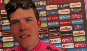 Giro 2016 - Bob Jungels : "C'est incroyable d'avoir ce maillot rose de leader"