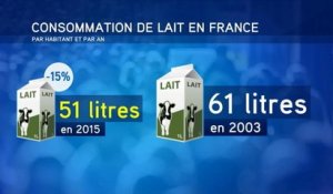 Les Français boudent le lait - Le 18/05/2016 à 06h50