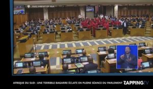 Afrique du Sud : Une terrible bagarre éclate en pleine séance du Parlement (Vidéo)