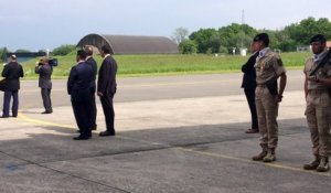 Le Roi Philippe et le Roi Abdullah II en visite à la base aérienne de Florennes