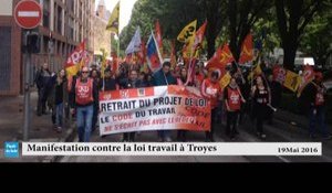 Manifestation du 19 mai contre la loi travail à Troyes