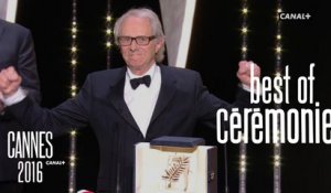 Palme d'Or - Ken Loach : "Il faut dire qu'un autre monde est possible et même nécessaire" - Cannes 2016 - Canal+