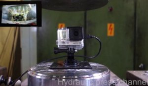 Ces caméras GoPro se font littéralement écraser sous presse !