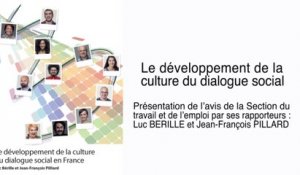 Le développement de la culture du dialogue social en France - cese