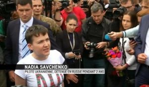 La pilote ukrainienne Nadia Savchenko libérée en échange de deux agents russes - Le 25/05/2016 à 19h00