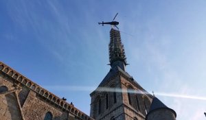 Retour de l'archange au Mont-Saint-Michel
