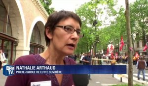 Loi Travail: Nathalie Arthaud "espère que les travailleurs auront senti leur force"