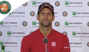 Roland-Garros 2016 - Conférence de presse: Djokovic / 2T