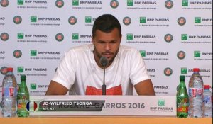 Roland-Garros - Tsonga : "Je me suis adapté"