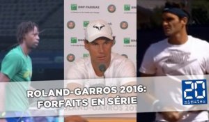 Roland-Garros 2016: Federer, Nadal, Monfils... Forfaits en série