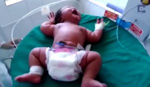 Une indienne donne naissance à une petite fille pesant 6,8 kg, la plus lourde du monde !