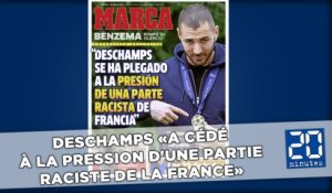 Deschamps «a cédé à la pression d'une partie raciste de la France», lance Benzema