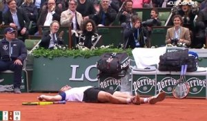 Richard Gasquet s’effondre face à Andy Murray (vidéo)