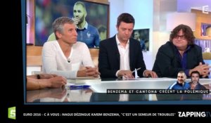 Euro 2016 - C à Vous : Nagui dézingue Karim Benzema, "C'est un semeur de troubles"