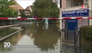 Inondations : pagaille sur les routes
