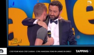 C’est pour nous, c’est cadeau : Cyril Hanouna fond en larmes en plein direct (Vidéo)