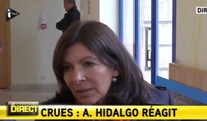 Hidalgo : la crue «n'est pas à ce stade une menace sur les populations»