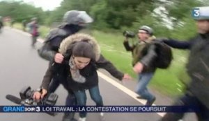 "Des Journalistes secoués à Rennes" Zap Actu du 03/06/2016 par lezapping