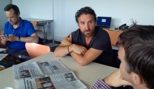 Vincent Etcheto invité de la rédaction de "Sud Ouest" Pays basque