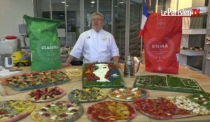 Il crée des pizzas aux couleurs des équipes de l'Euro