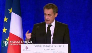 Nicolas Sarkozy fustige "le triomphe des minorités"