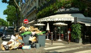 Grèves : Les poubelles débordent à Paris