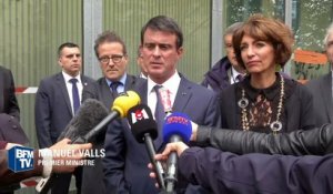 Manuel Valls: "Les casseurs voulaient aussi tuer des policiers"