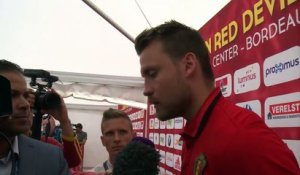 Groupe E - Mignolet : "Les critiques, c'est normal"