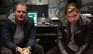 Avicii and Conrad Sewell feeling the beat together