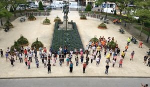 Les écoliers de La Madeleine font leur flashmob