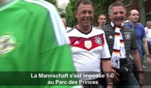 Euro-2016: les Allemands ravis, les Nord-Irlandais déçus