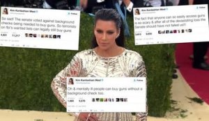 Kim Kardashian s'insurge contre la décision du sénat américain sur le contrôle des armes à feu