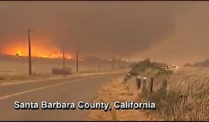 Une tornade de feu durant un incendie en Californie