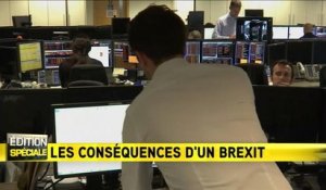 Brexit: Le Out prend de l'avance et la bourse s'affole - Le 24/06/2016 à 05h025