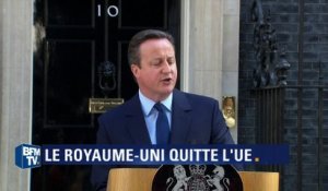 Brexit: David Cameron annonce qu'il va quitter ses fonctions de Premier ministre